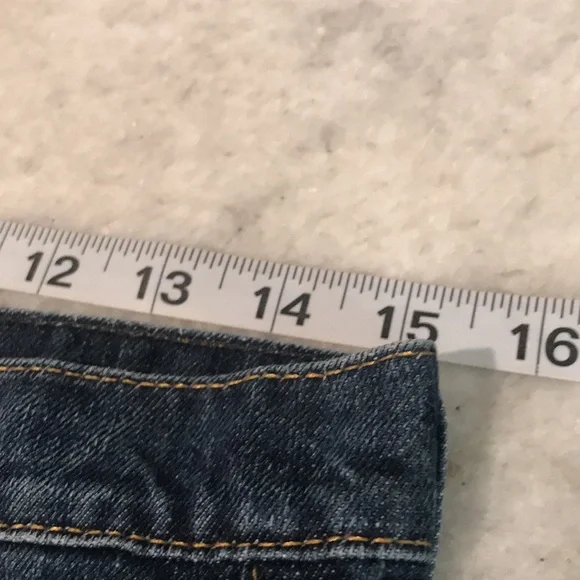 Gap Denim Shorts Womens 27 Blue Jean Summer Cuffed Boho Coastal Cowgirl Beach - Picture 8 of 11